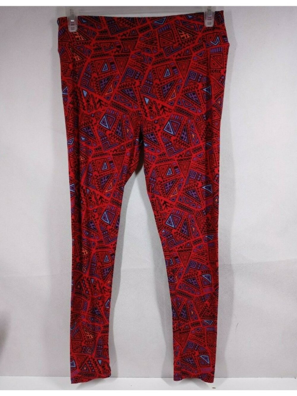 New LuLaRoe Tall & Curvy Leggings Colorful With Geometric Designs